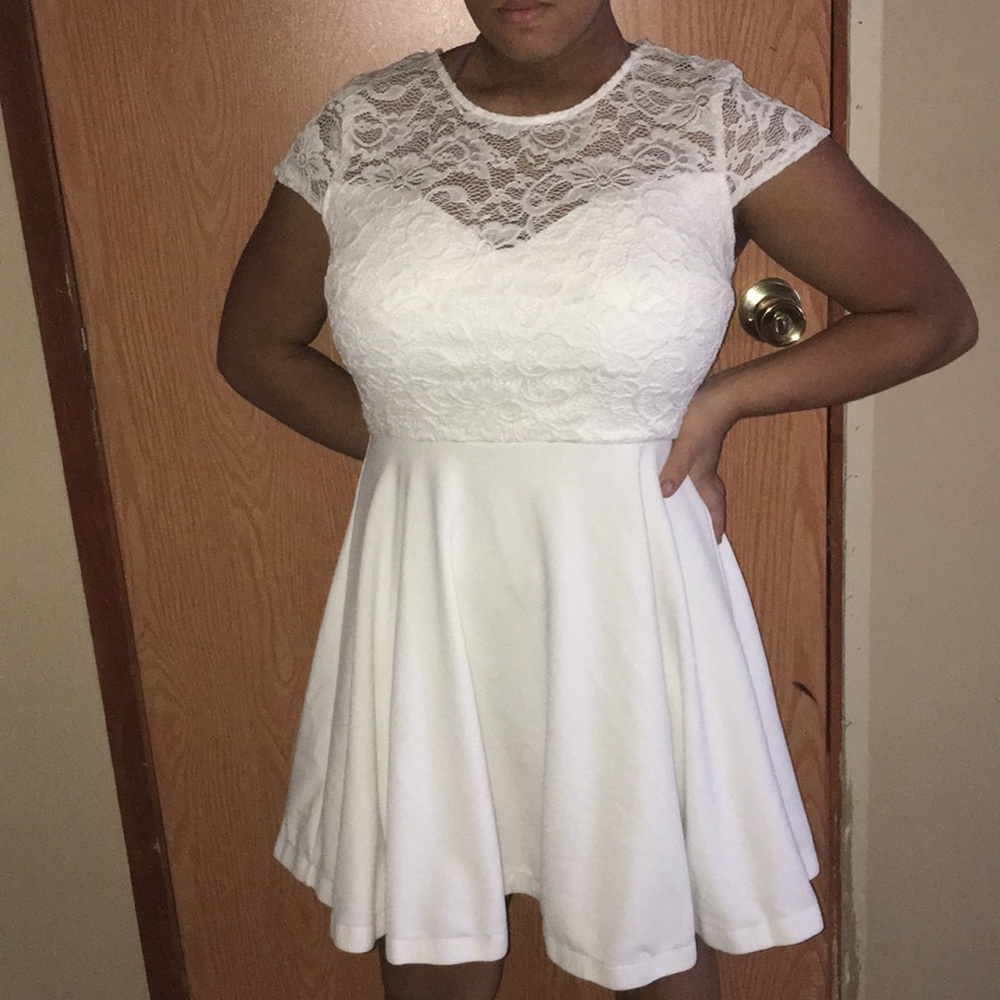 White formal dress only wore once